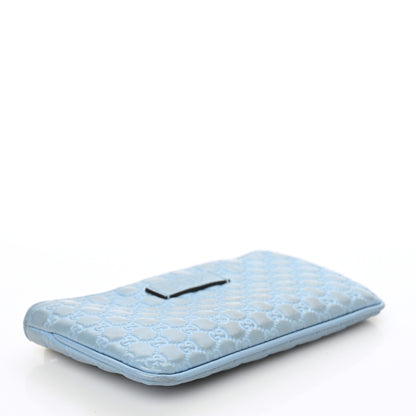 Gucci Microguccissima Key Ring Coin Case Mineral Blue 4 of 7