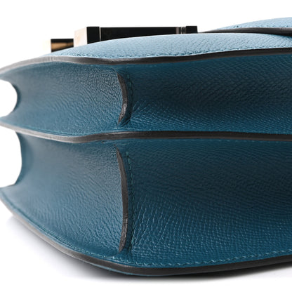 Hermes Epsom Enamel Constance 24 Vert Bosphore 10 of 11