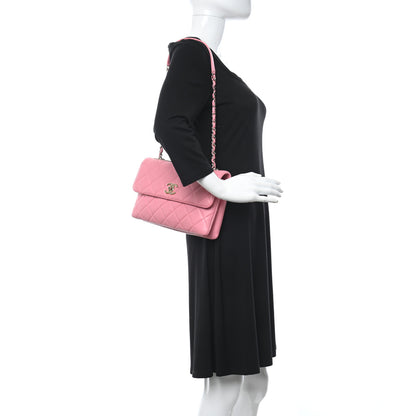 Chanel Lambskin Quilted Medium Trendy CC Flap Pink 2 of 10