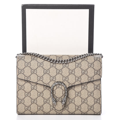 Gucci GG Supreme Monogram Mini Dionysus Chain Wallet Beige Vulcanic Red 10 of 10