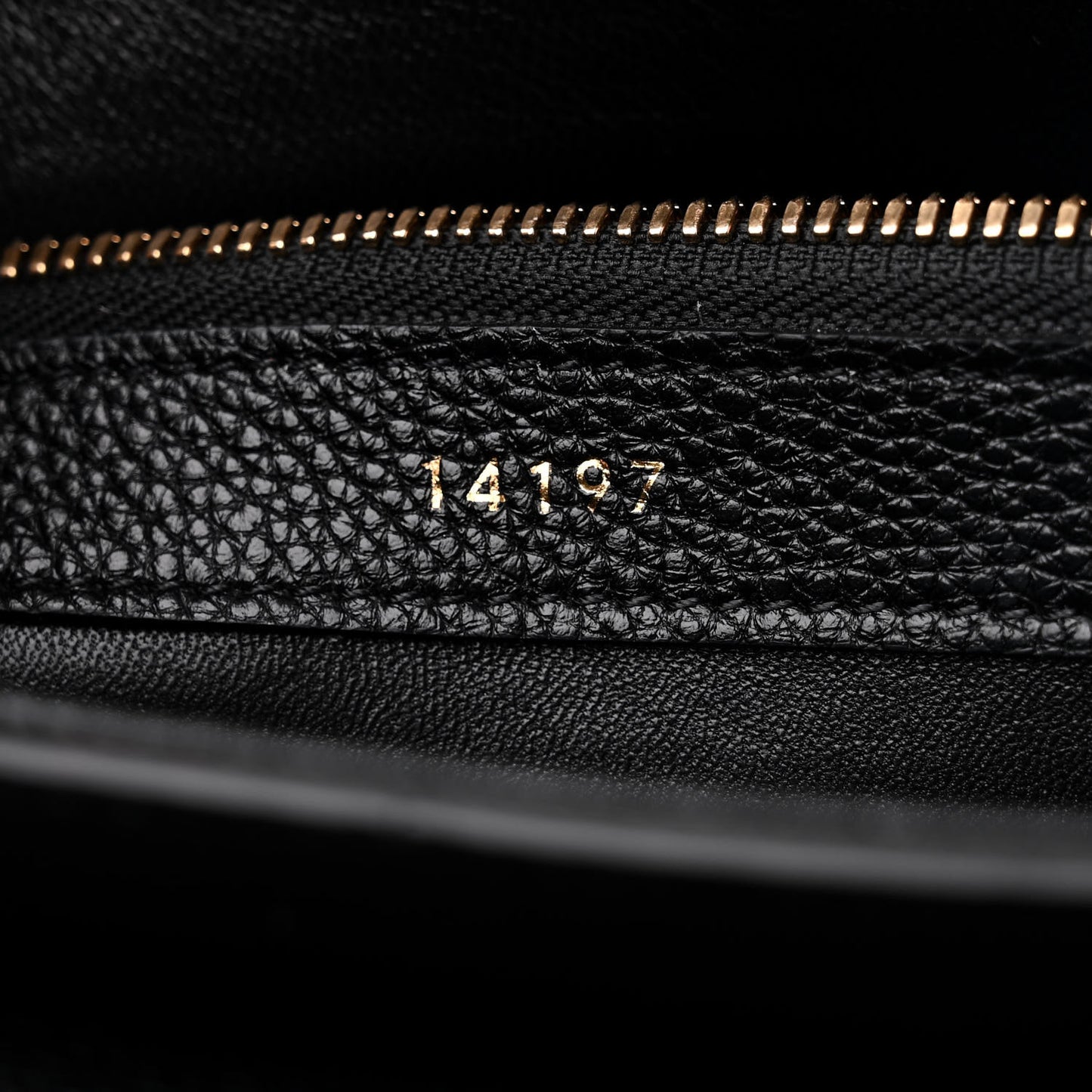 Grained Calfskin Classique 16 Top Handle Bag Black