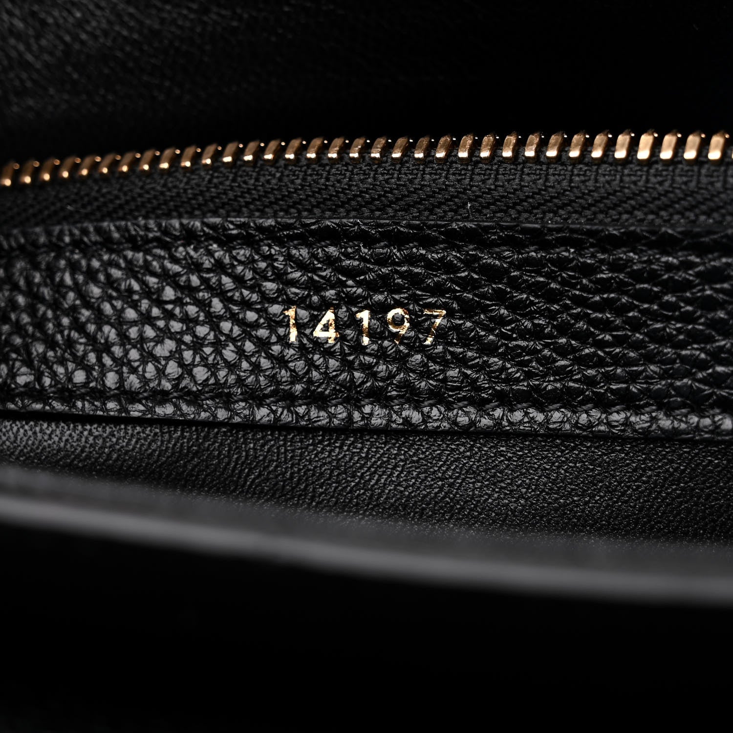 Celine Grained Calfskin Classique 16 Top Handle Bag Black 9 of 13