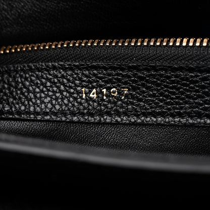 Celine Grained Calfskin Classique 16 Top Handle Bag Black 9 of 13