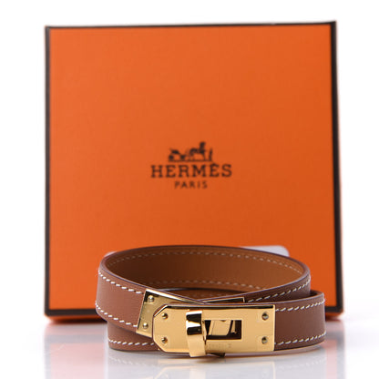 Hermes Swift Kelly Double Tour Bracelet T3 Gold 10 of 10