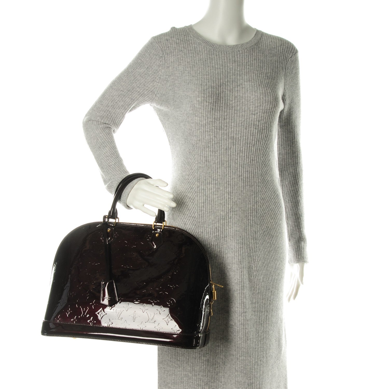 Louis Vuitton Vernis Alma GM Amarante 2 of 8