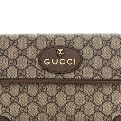 Gucci GG Supreme Monogram Neo Vintage Web Belt Bag Brown 9 of 14