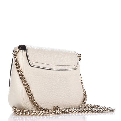 Gucci Pebbled Calfskin Small Soho Flap Crossbody Off White 3 of 8