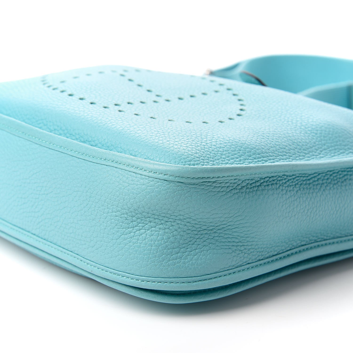 Hermes Taurillon Clemence Evelyne III PM Bleu Atoll 7 of 10