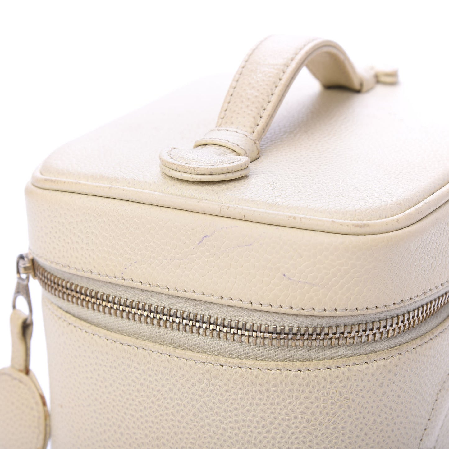 Caviar Cosmetic Vanity Bag Ivory