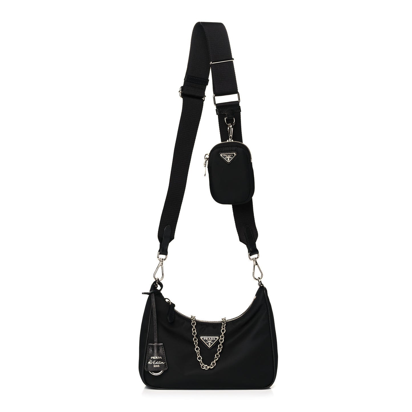 Nylon Re-Edition 2005 Shoulder Bag Black