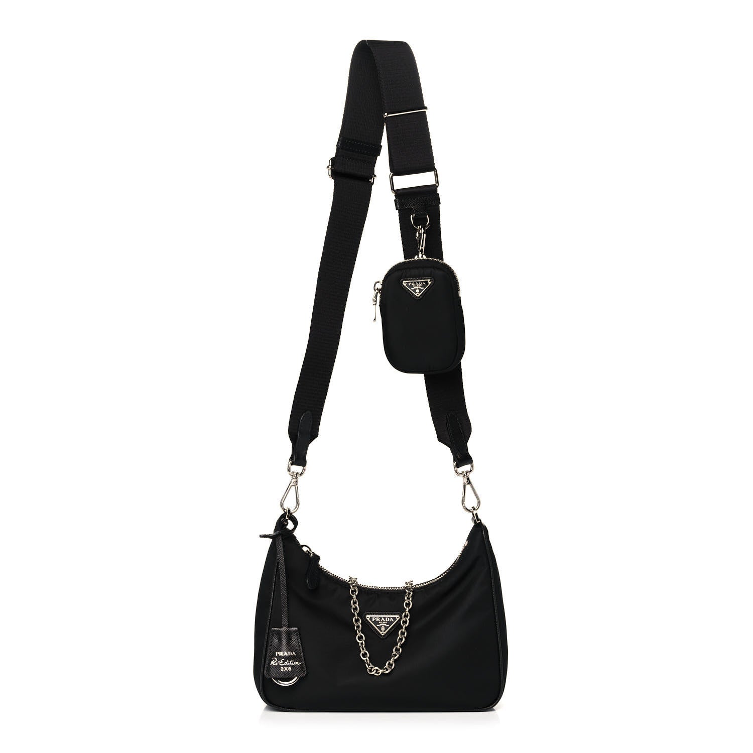 Prada Nylon Re-Edition 2005 Shoulder Bag Black 1 of 13
