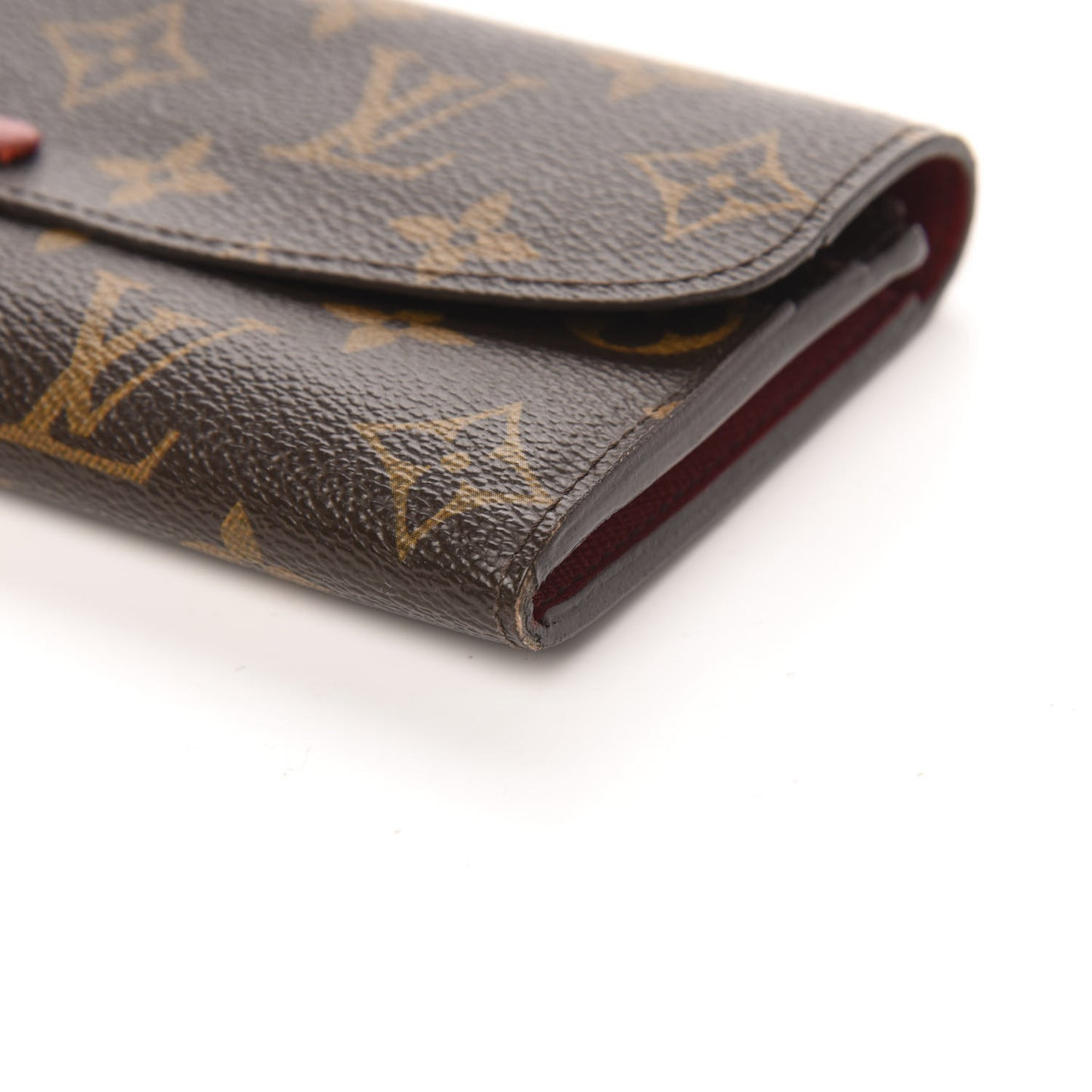 Monogram Emilie Wallet Red