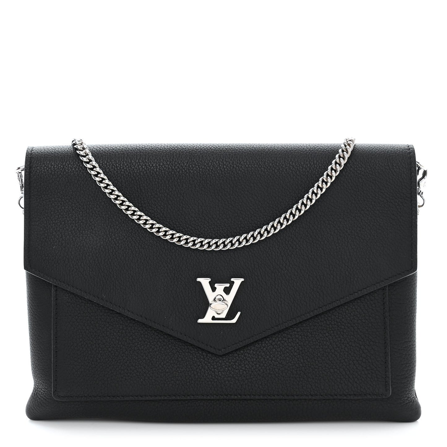 Soft Calfskin My Lockme Pochette Black