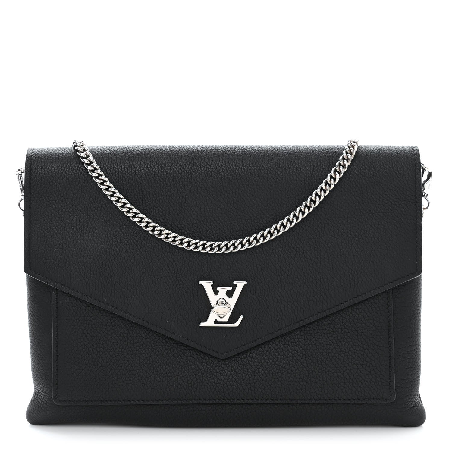 Louis Vuitton Soft Calfskin My Lockme Pochette Black 1 of 10