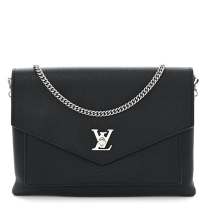 Louis Vuitton Soft Calfskin My Lockme Pochette Black 1 of 10