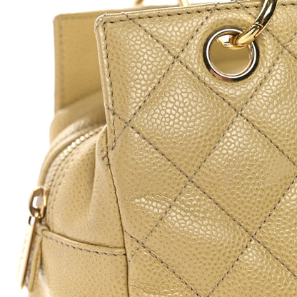 Chanel Caviar Quilted Petit Timeless Tote PTT Beige 14 of 14