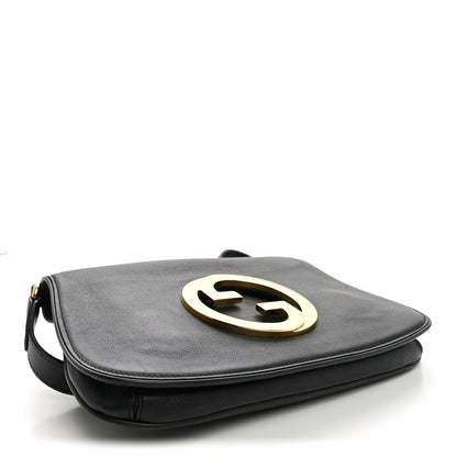 Gucci Roxy Calfskin Blondie Chain Shoulder Flap Bag Black 4 of 9