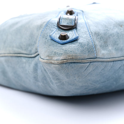 Balenciaga Chevre Classic Hardware Flat Messenger Sky Blue 9 of 24