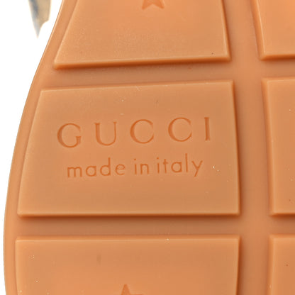 Gucci Monogram Multicolor Demetra Womens Rhyton Sneakers 39.5 Yellow Blue Great White Tabasco 7 of 8