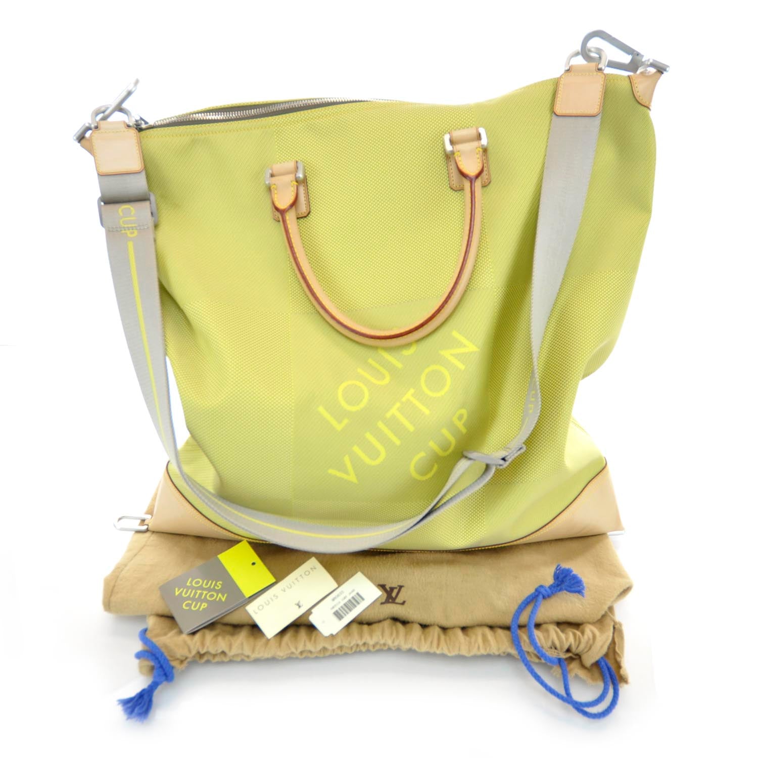 Louis Vuitton Americas Cup Cube Bag Yellow 3 of 13