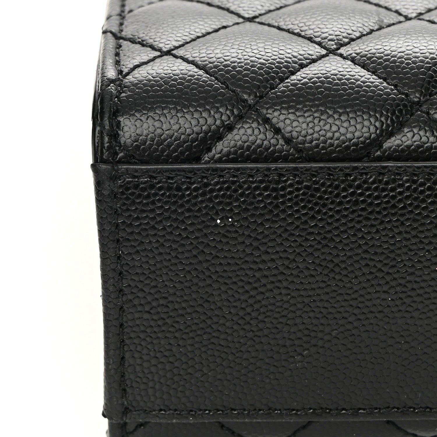 Saint Laurent Grain De Poudre Textured Mixed Matelasse Large Triquilt Monogram Satchel Black 6 of 12