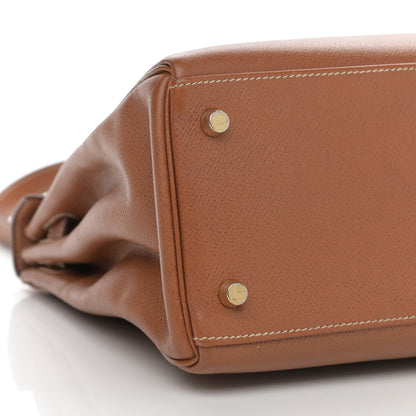Hermes Courchevel Kelly Retourne 28 Gold 10 of 22