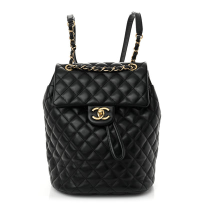 Chanel Calfskin Quilted Small Urban Spirit Backpack Black 1 of 10