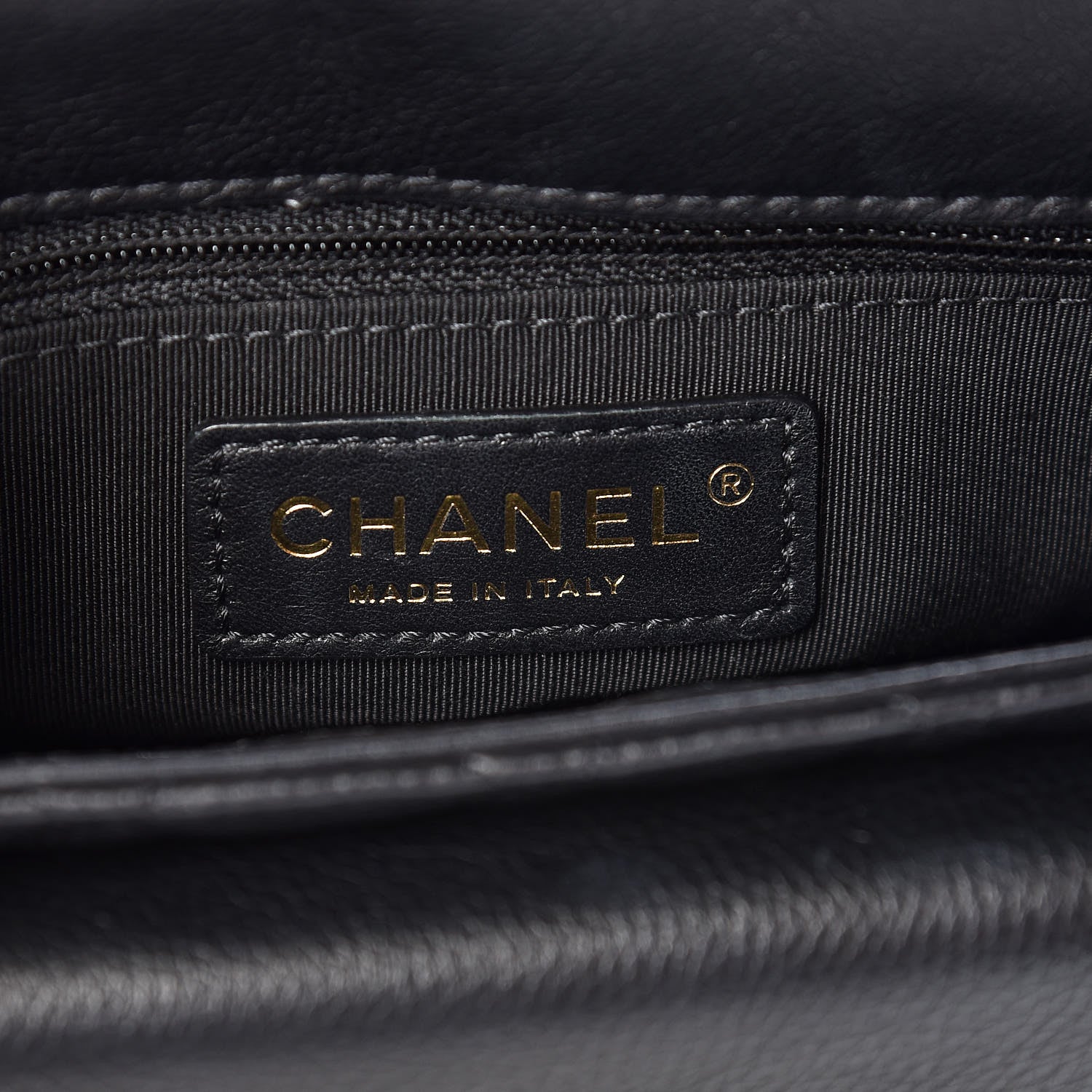 Chanel Grained Calfskin Quilted Messenger Flap Black 8 of 9
