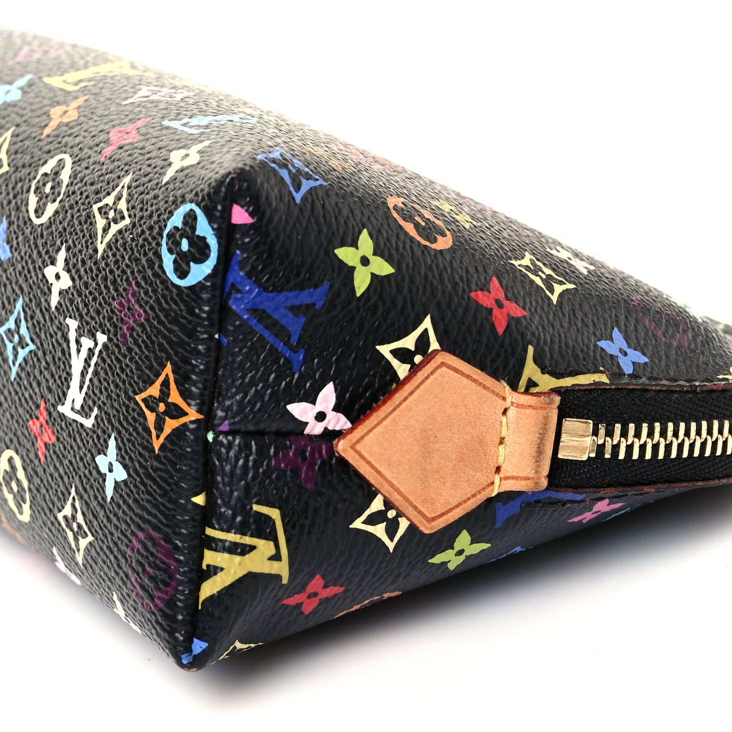 Monogram Multicolor Cosmetic Pouch Black Grenade