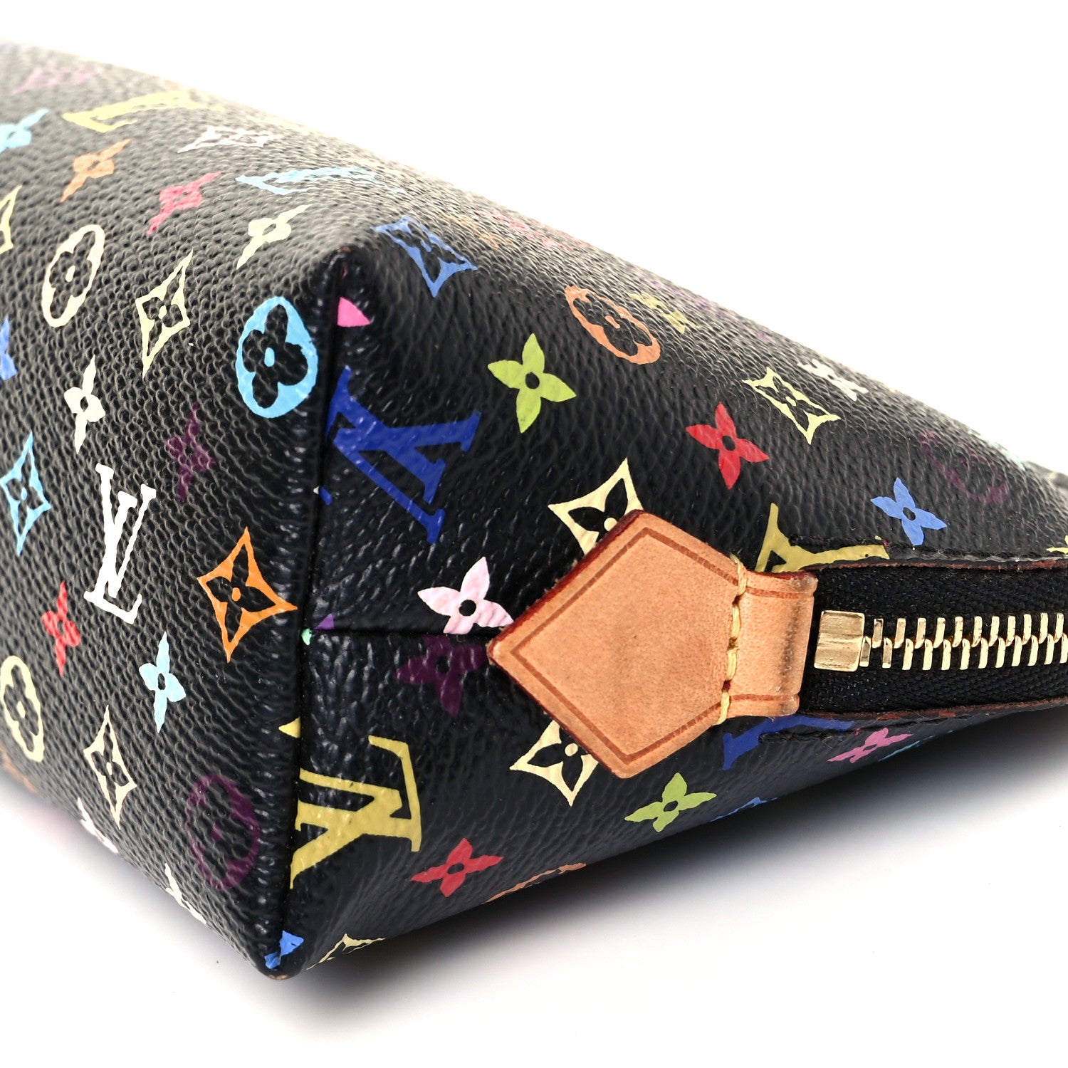 Louis Vuitton Monogram Multicolor Cosmetic Pouch Black Grenade 8 of 8