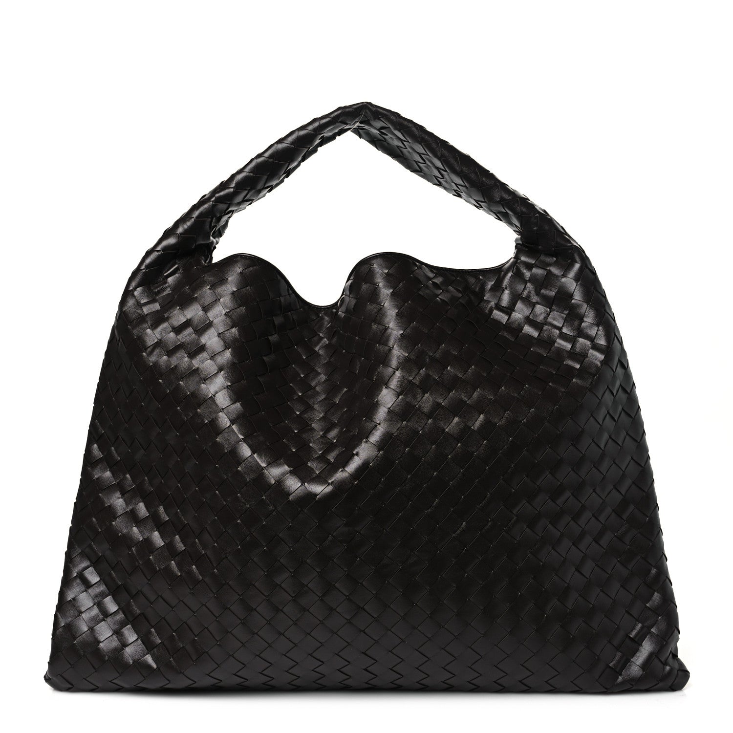 Bottega Veneta Calfskin Intrecciato Large Hop Fondant 1 of 10