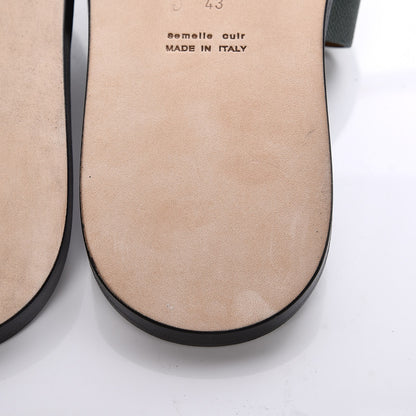 Hermes Epsom Izmir Mens Sandals 43 Vert Veronese 11 of 11