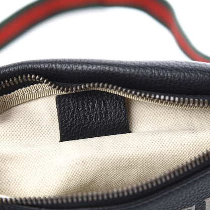 Gucci Grained Calfskin Small Logo Belt Bag Black 6 of 9