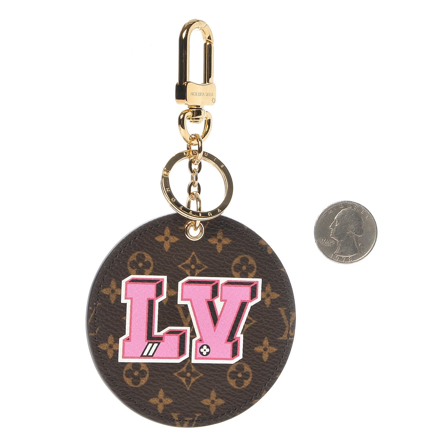 Louis Vuitton Monogram Stories Bag Charm Key Holder 3 of 4