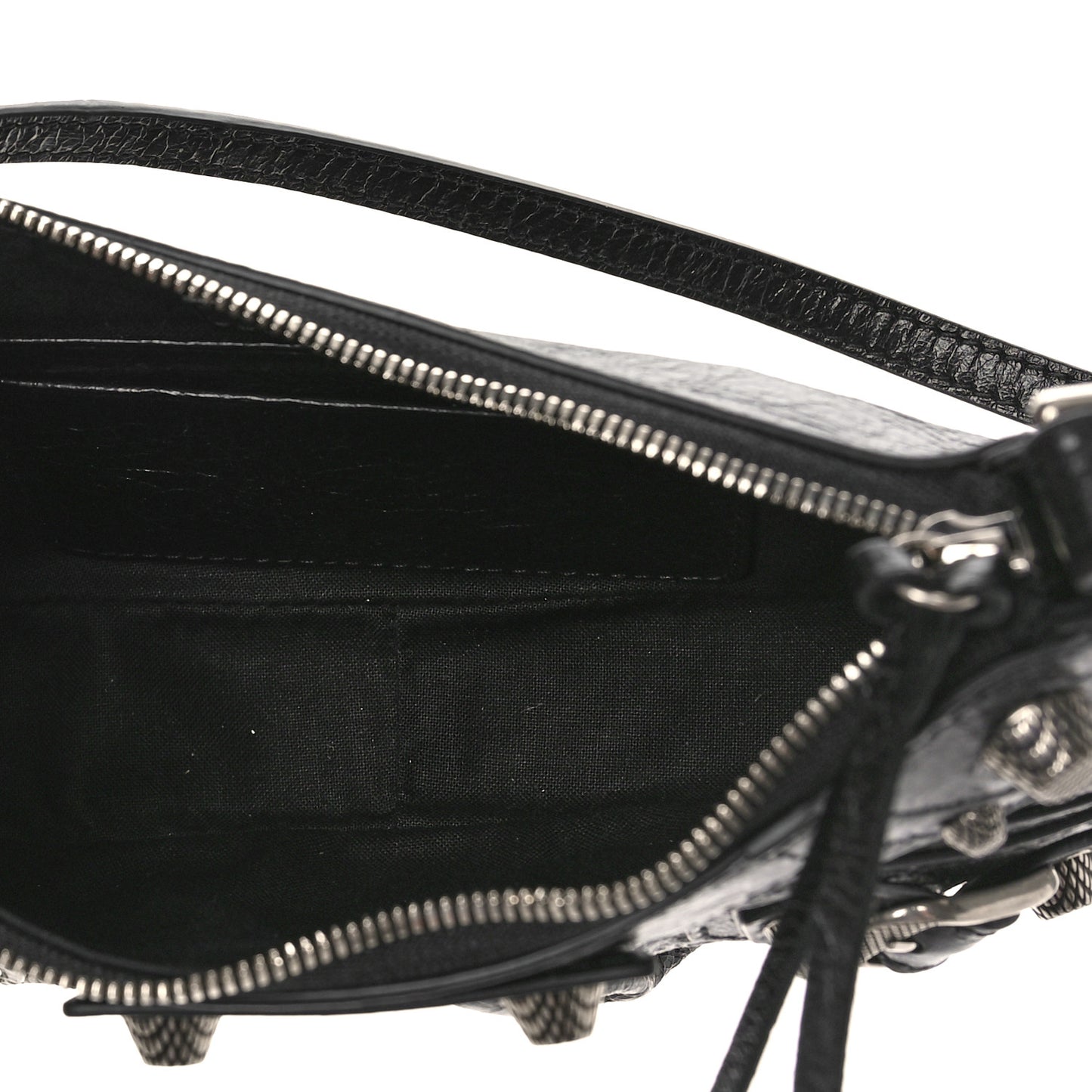 Agneau Arena Le Cagole Mini Purse With Chain Black
