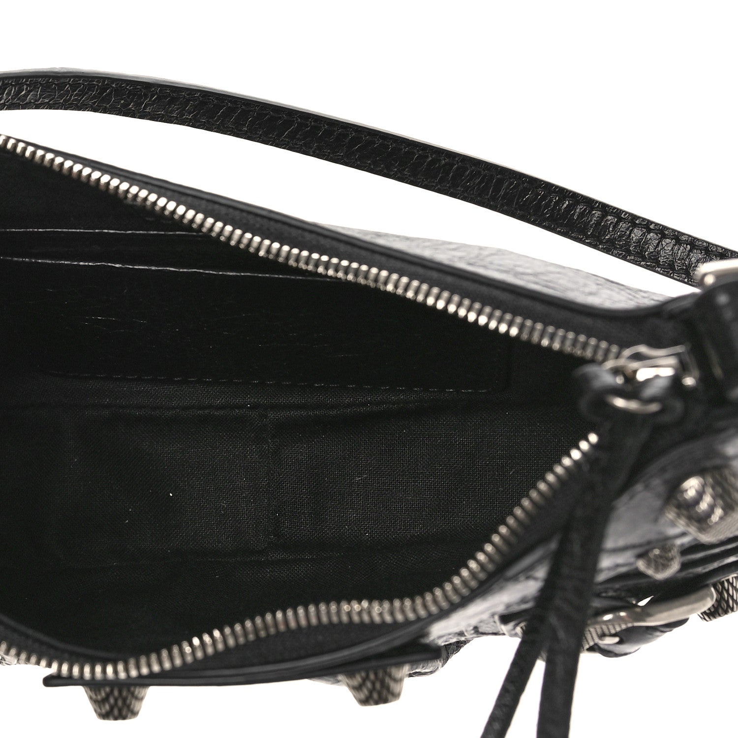 Balenciaga Agneau Arena Le Cagole Mini Purse With Chain Black 5 of 8