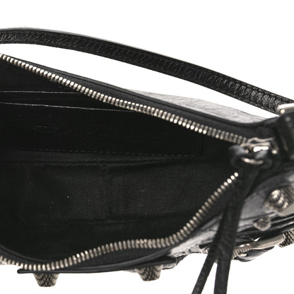 Balenciaga Agneau Arena Le Cagole Mini Purse With Chain Black 5 of 8