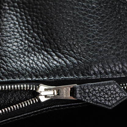 Hermes Taurillon Clemence So Kelly 22 Black 8 of 14