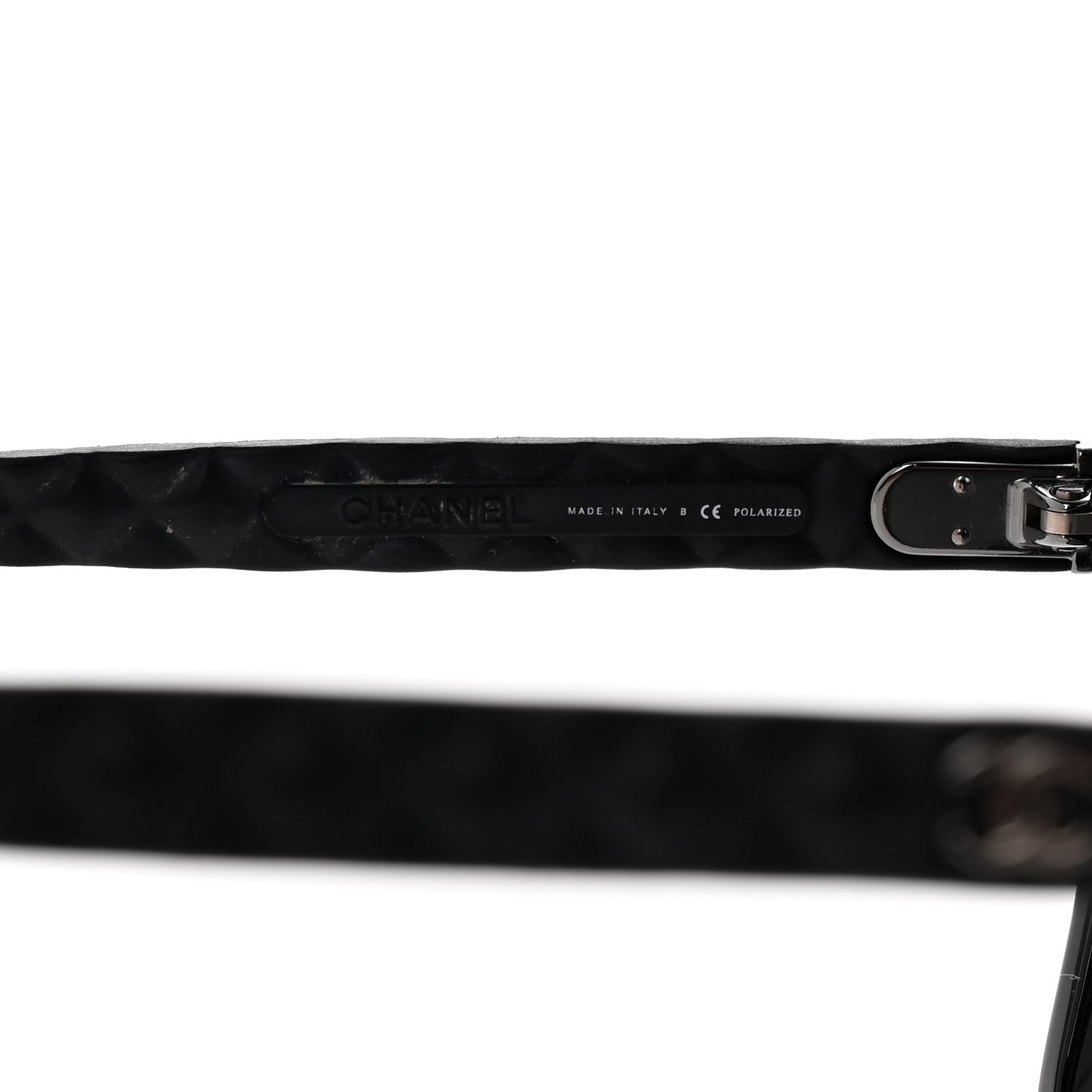 Chanel Acetate Quilted Polarized Butterfly CC Sunglasses 5288-Q Black 6 of 7