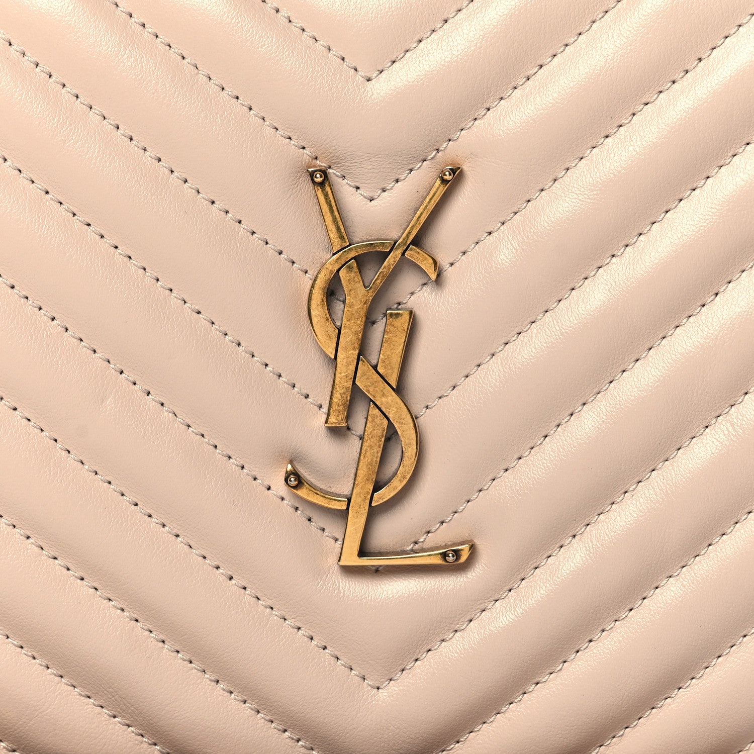 Saint Laurent Calfskin Matelasse Monogram Lou Camera Bag Washed Light Pink 8 of 11