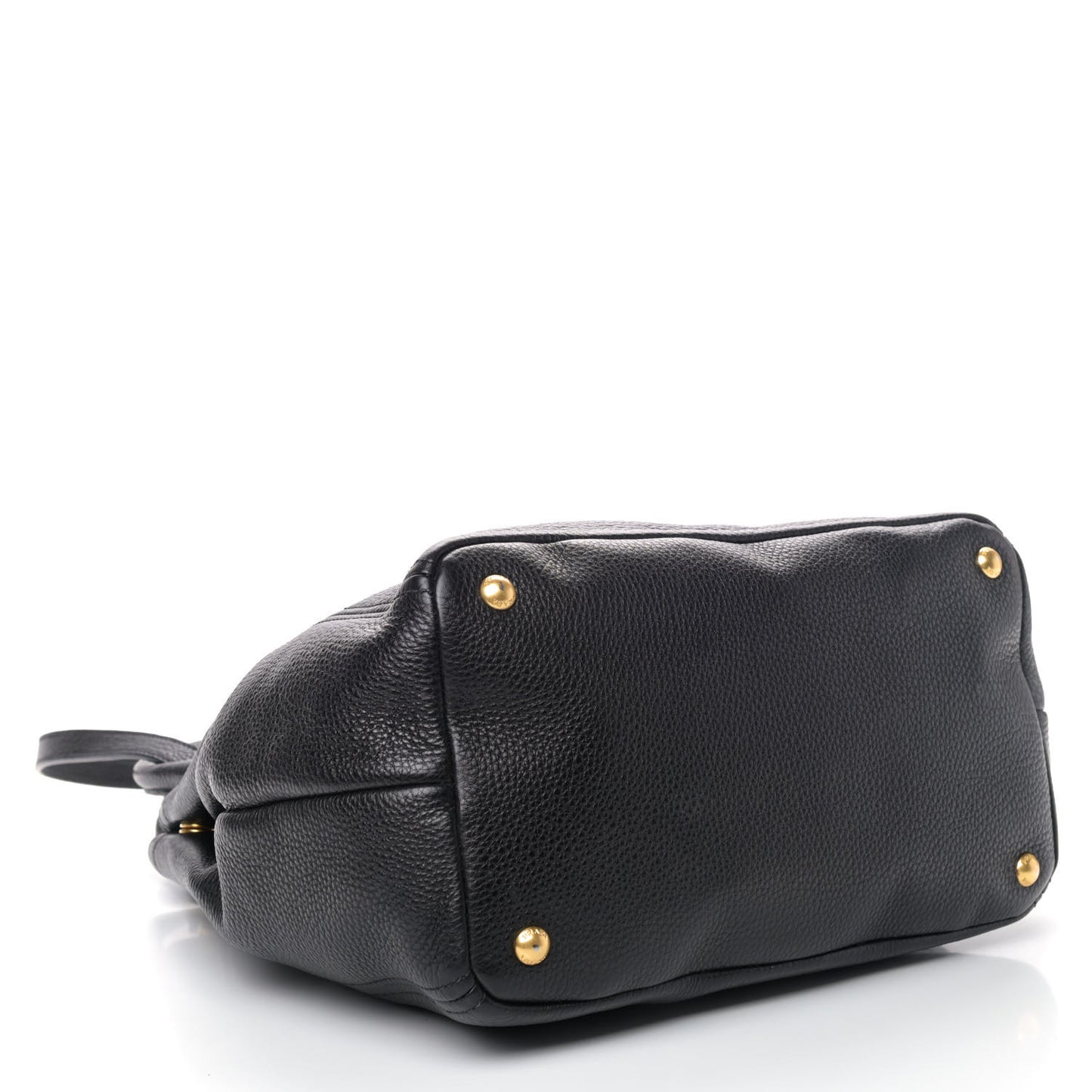 Vitello Daino Tote Black