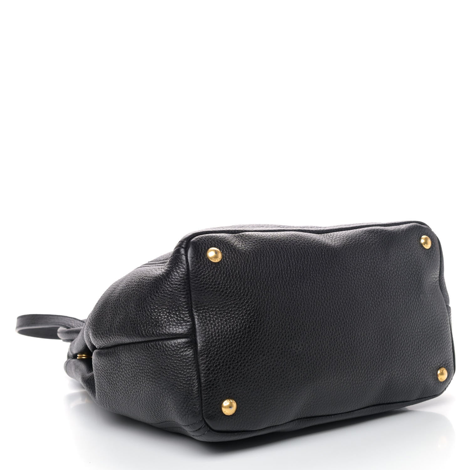 Prada Vitello Daino Tote Black 3 of 4