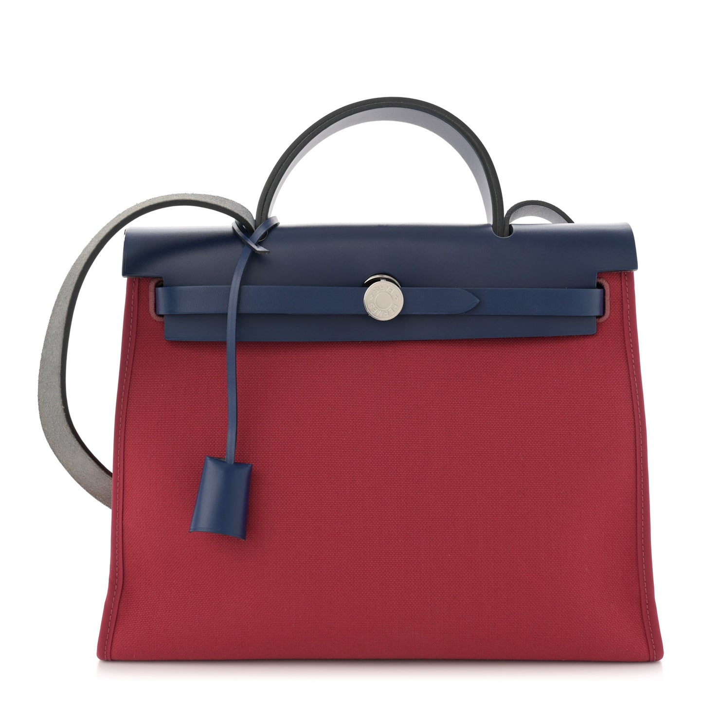 Military Toile Vache Hunter Herbag Zip 31 PM Rouge Grenat Bleu Saphir