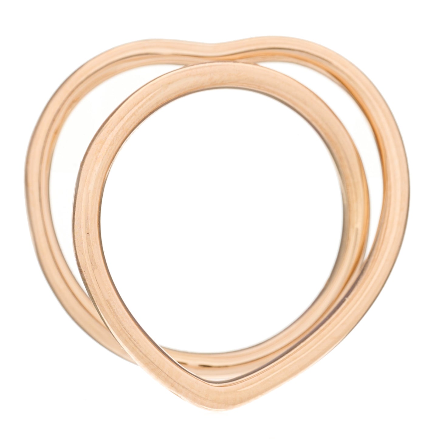 18K Rose Gold MM Vertige Coeur Ring 51 5.75