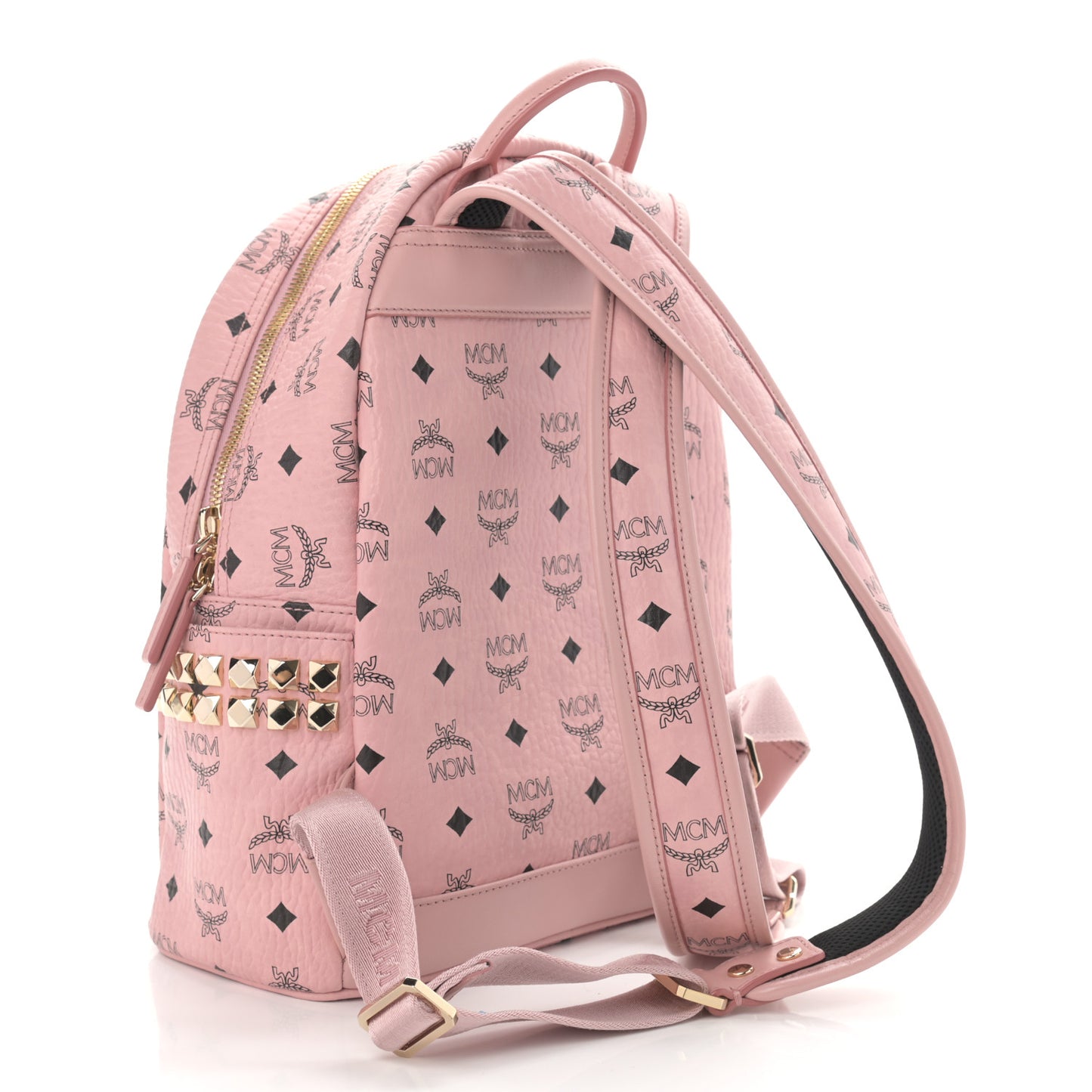 Visetos Small Side Stud Stark Backpack Soft Pink