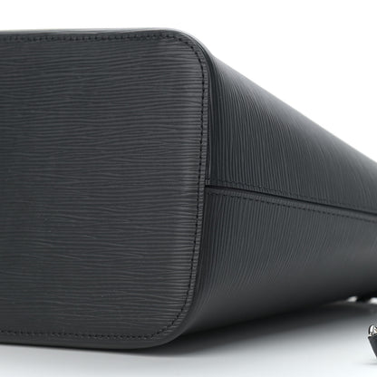 Louis Vuitton Epi Neverfull MM Black 9 of 9