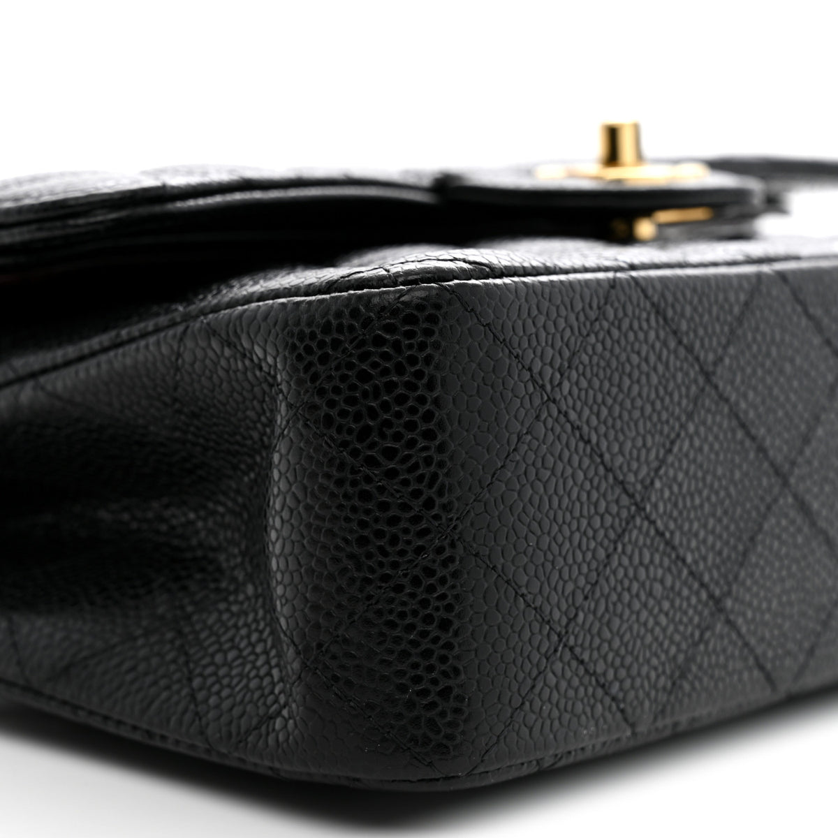 Chanel Caviar Quilted Small Double Flap Black 9 of 10