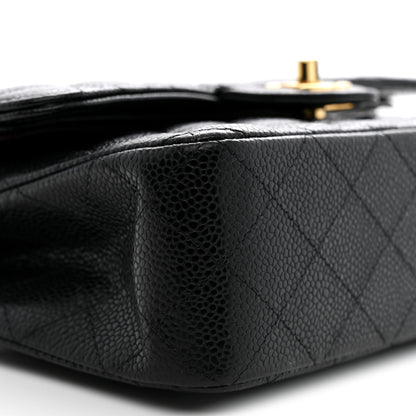 Chanel Caviar Quilted Small Double Flap Black 9 of 10