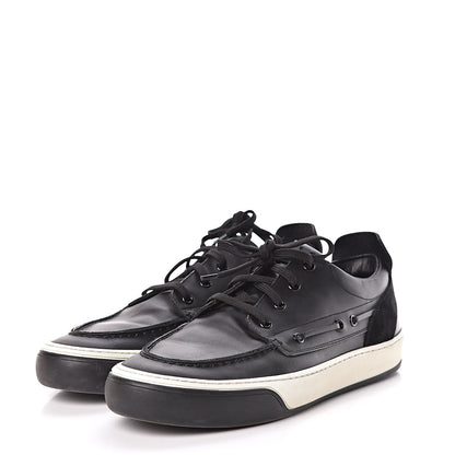 Louis Vuitton Calfskin Sneakers 8 Black 3 of 11