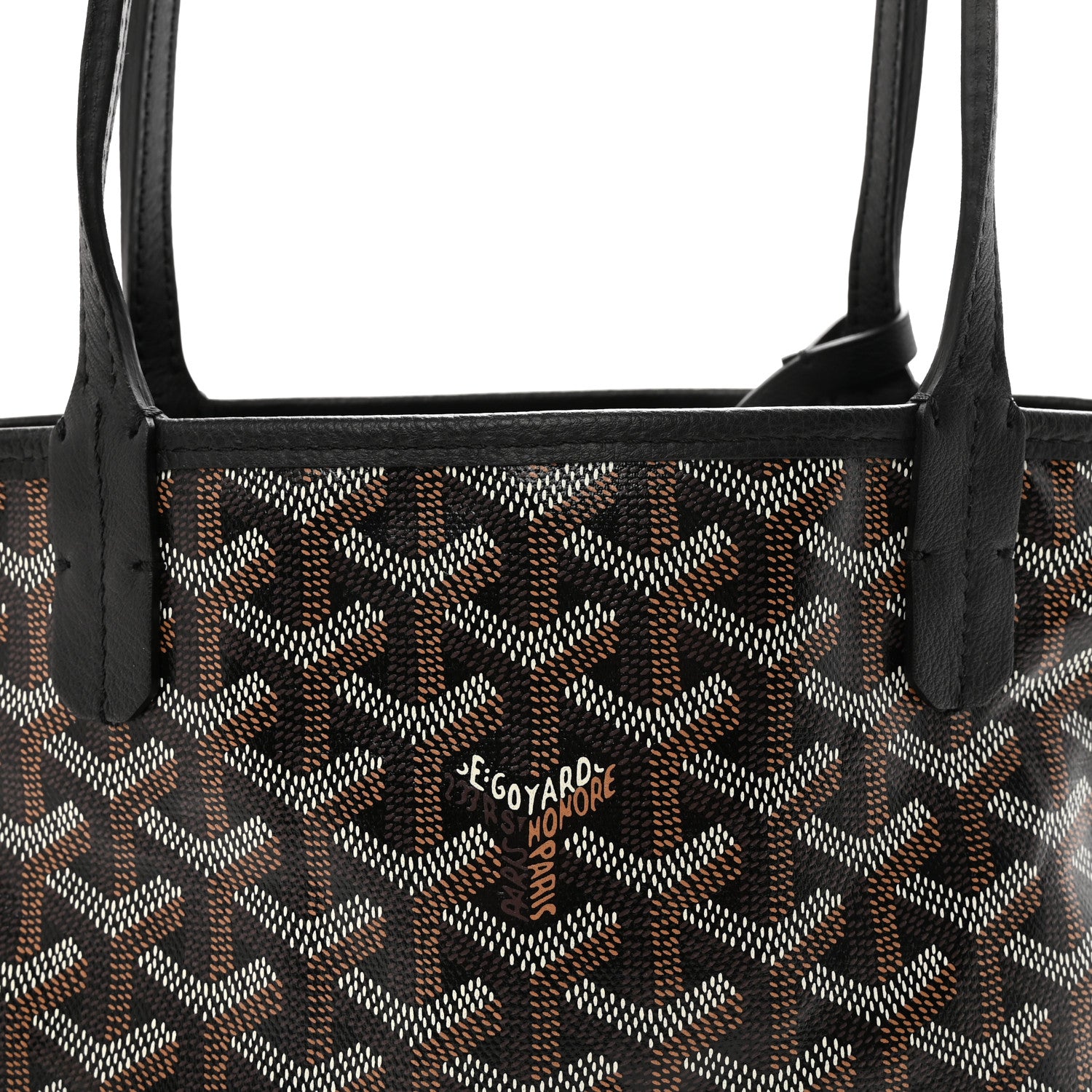 Goyard Goyardine Reversible Mini Anjou Black 8 of 10